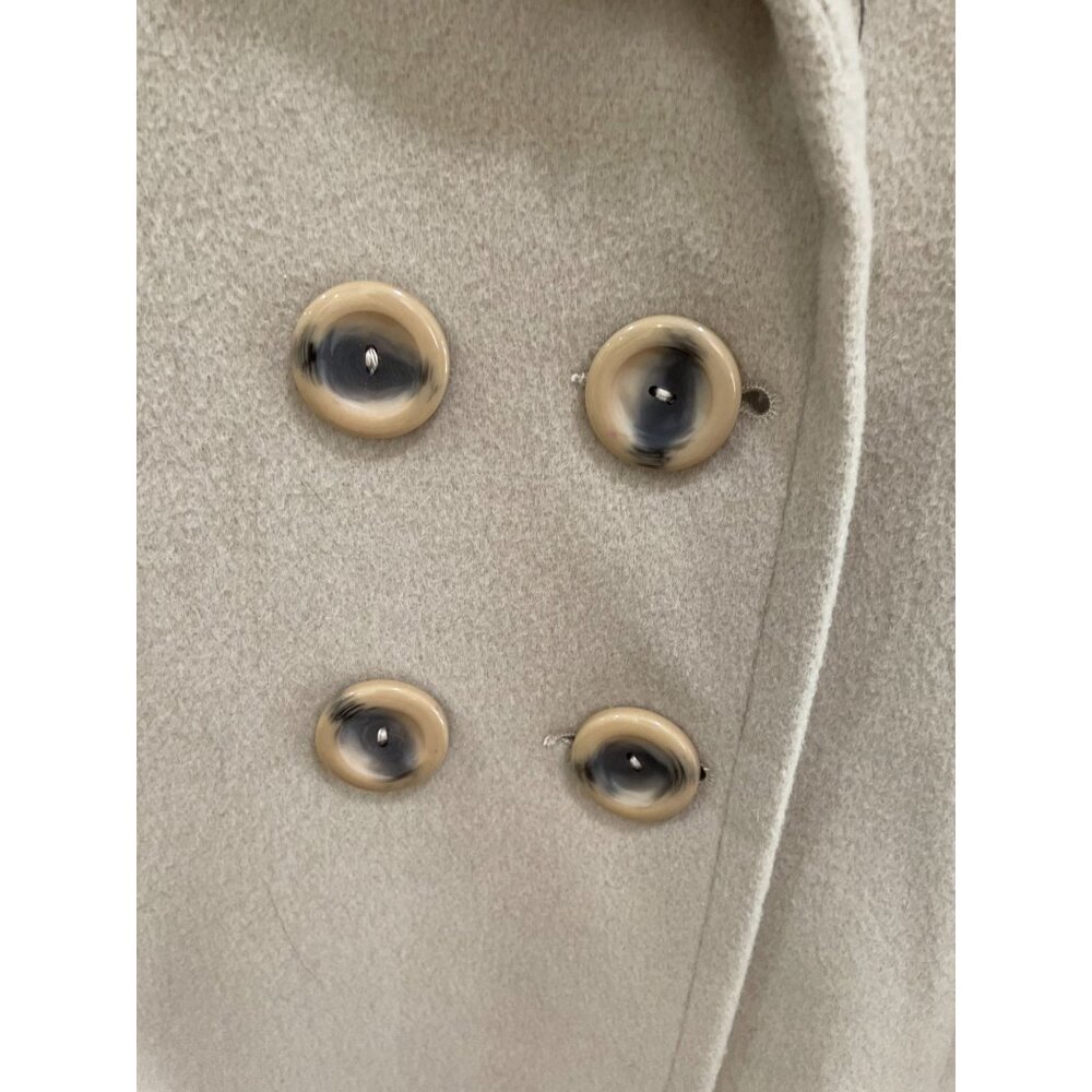 Vintage Jules Miller Penny Lane Wool Coat With Fur Collar & Cuffs Size M/L - Picture 7 of 13